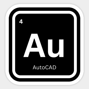 AutoCAD - Periodic Table Sticker